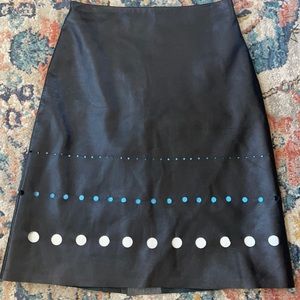 Uma leather skirt